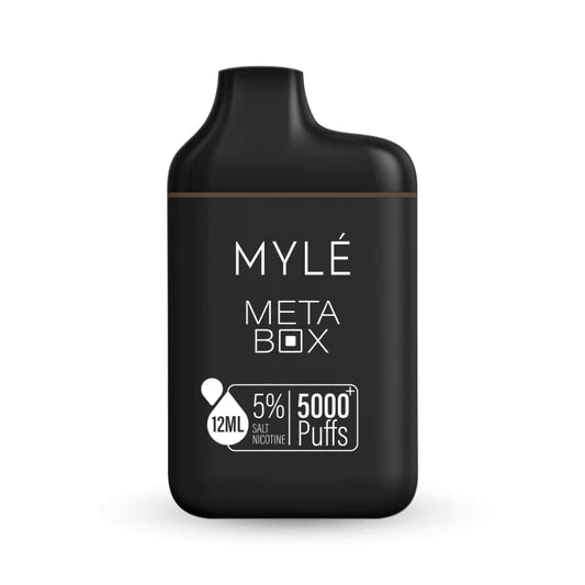 Myle Meta Box Disposable 5000 Puffs - Platinum Tobacco Best Sales Price - Disposables