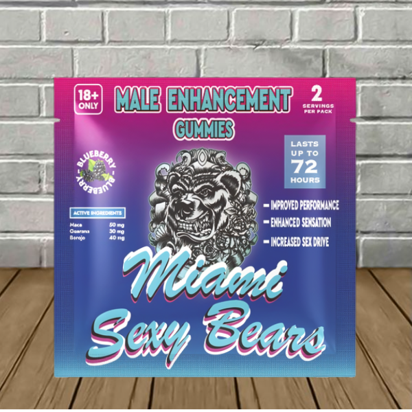 Miami Sexy Bears Male Enhancement Gummies 2ct Best Sales Price - Gummies