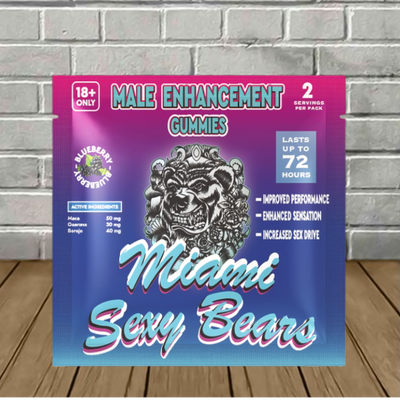 Miami Sexy Bears Male Enhancement Gummies 2ct Best Sales Price - Gummies