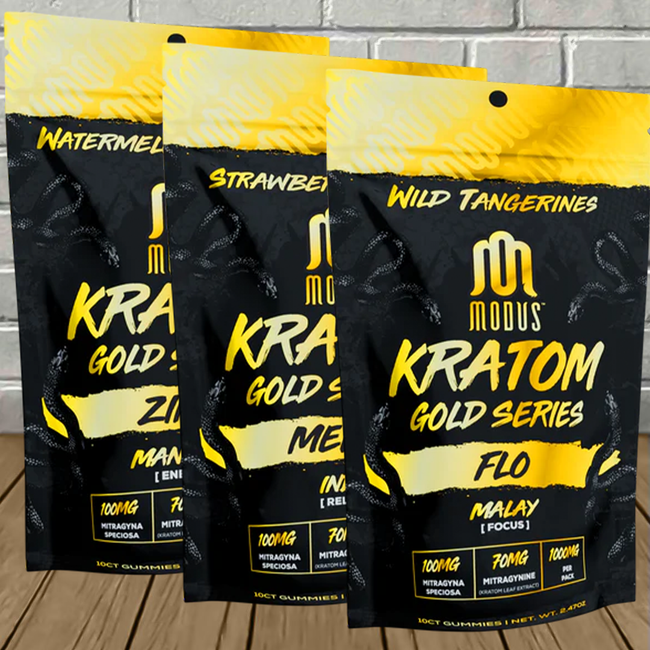 Modus Gold Series Kratom Extract Gummies 1000mg Best Sales Price - Gummies