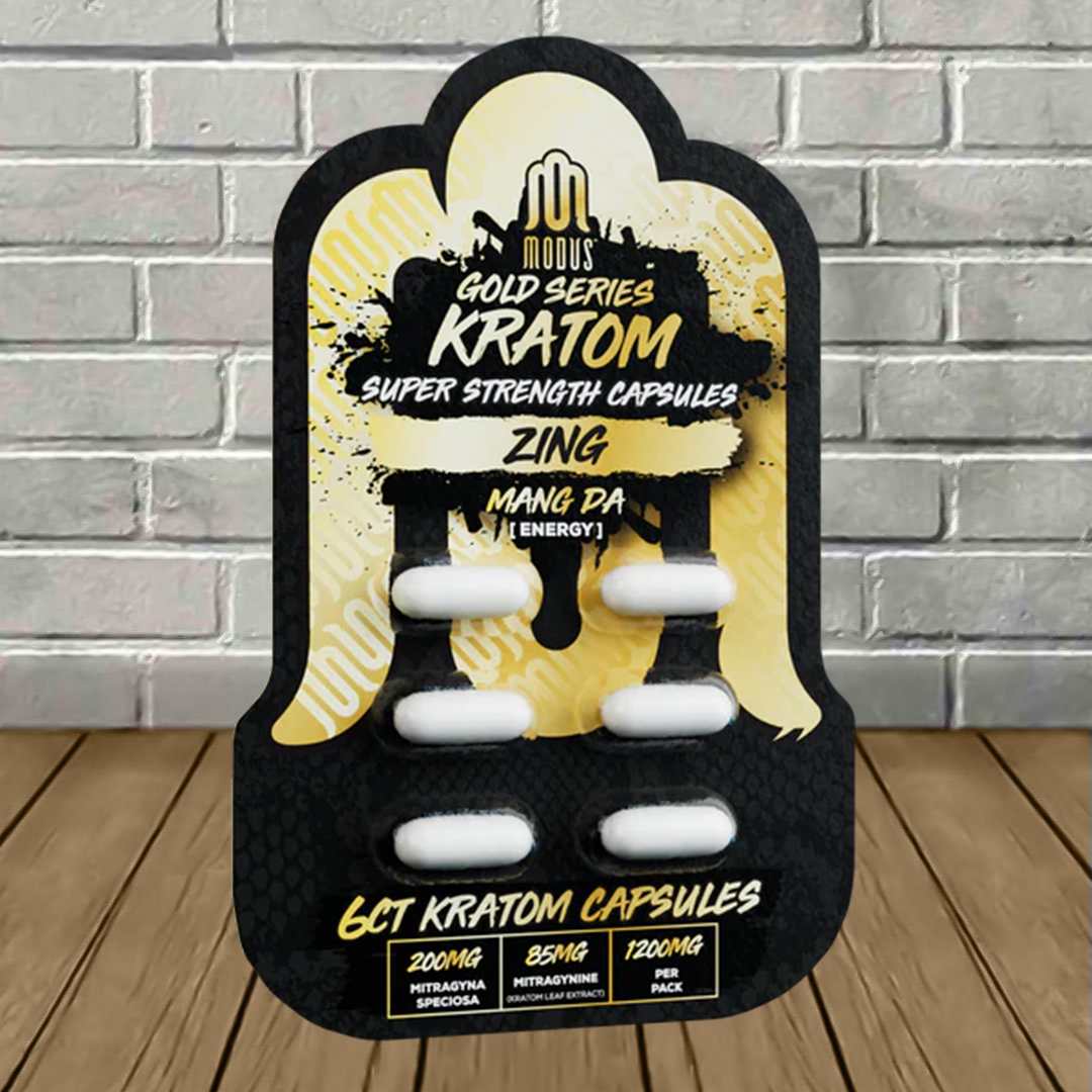 Modus Gold Series Kratom Super Strength Capsules Best Sales Price - Edibles