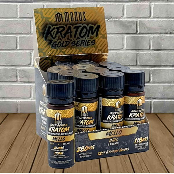 Modus Gold Series Mello Kratom Extract Shot Best Sales Price - CBD