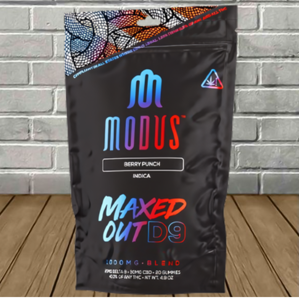 Modus Maxed Out 2:3 D9 + CBD Gummies 1000mg Best Sales Price - Gummies