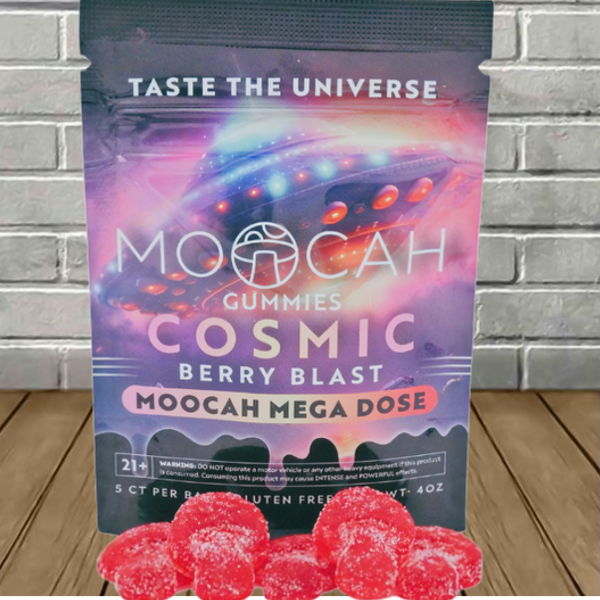 Moocah Mega Dose Mushroom Gummies 5ct Best Sales Price - Gummies