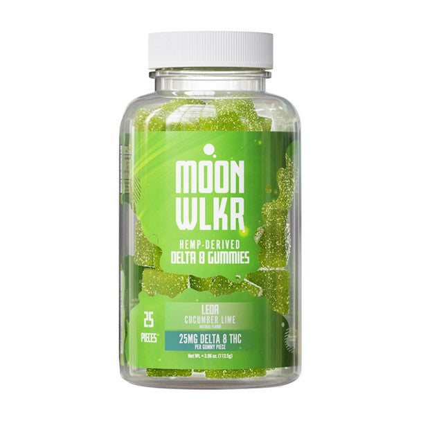 MoonWLKR - Delta 8 Edible - Leda Gummies - Cucumber Lime - 625mg Best Sales Price - Gummies