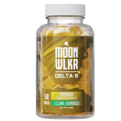 MoonWLKR - Delta 8 Edible - Pandora Gummies - Pineapple Express - 625mg Best Sales Price - Gummies
