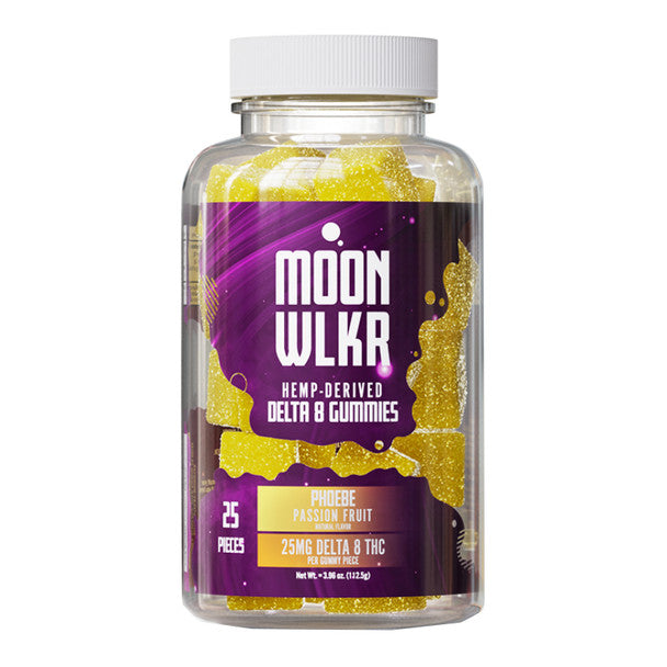 MoonWLKR - Delta 8 Edible - Phoebe Gummies - Passion Fruit - 625mg Best Sales Price - Gummies