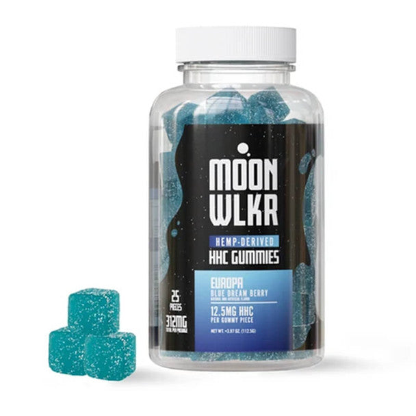 MoonWLKR - HHC Edible - Europa Gummies - Blue Dream Berry - 12.5mg Best Sales Price - Gummies