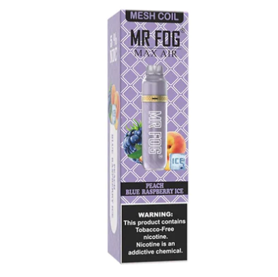 Mr Fog Max Air Peach Blue Raspberry Ice Disposable Kit 3000 puffs 8ml Best Sales Price - Disposables