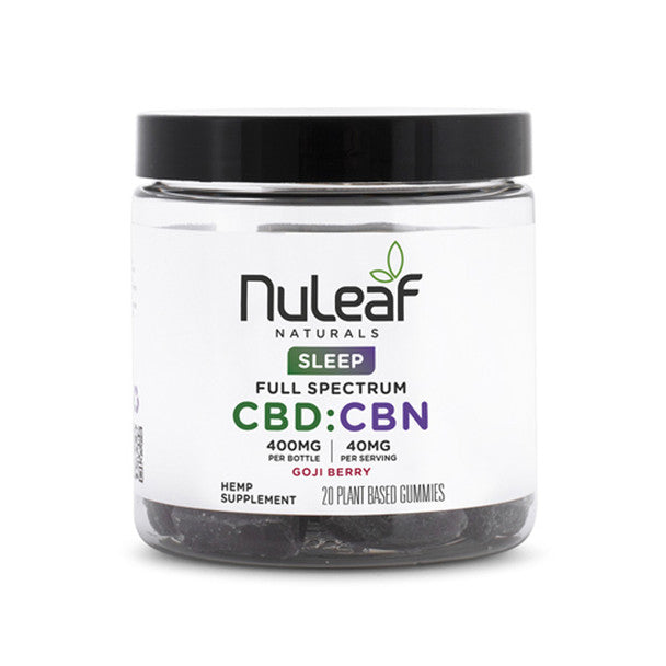 Nuleaf Naturals - CBD:CBN Edible - Full Spectrum GOJI BERRY Sleep Gummies Best Sales Price - Gummies
