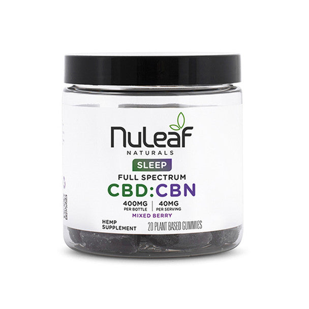 Nuleaf Naturals - CBD:CBN Edible - Full Spectrum Mixed Berry Sleep Gummies Best Sales Price - Gummies