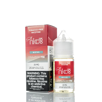 Nkd 100 TFN Salt E-Liquid - Strawberry Pom - 30ml Best Sales Price - Salt Nic Vape Juice