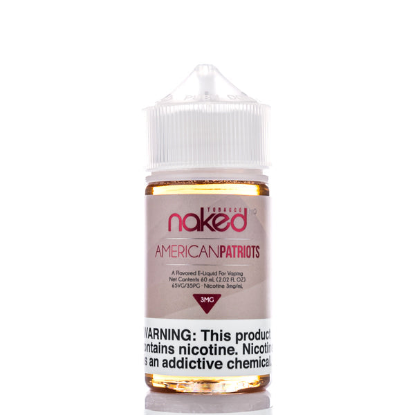 Naked 100 Tobacco - American Patriot - 60ml Best Sales Price - eJuice