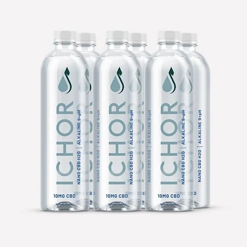 Ichor Nano CBD Water - 6 Pk, 500 ml Best Sales Price - Edibles