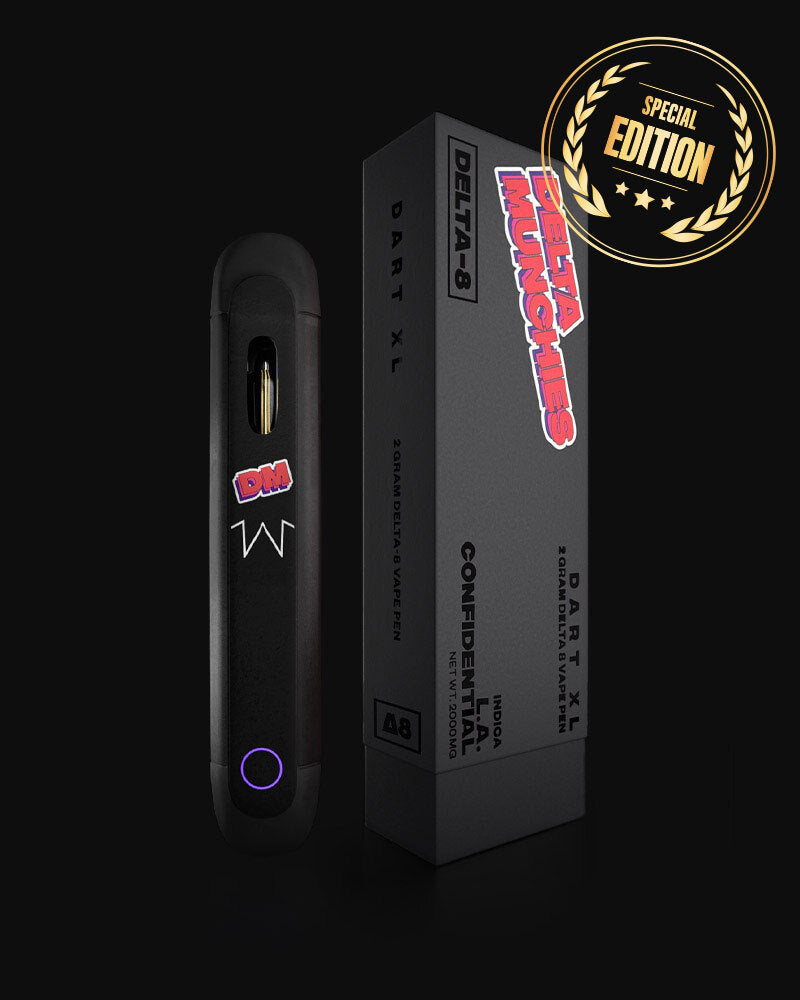 Delta Munchies LA Confidential Special Edition 2G Delta 8 Dart XL Best Sales Price - Vape Pens