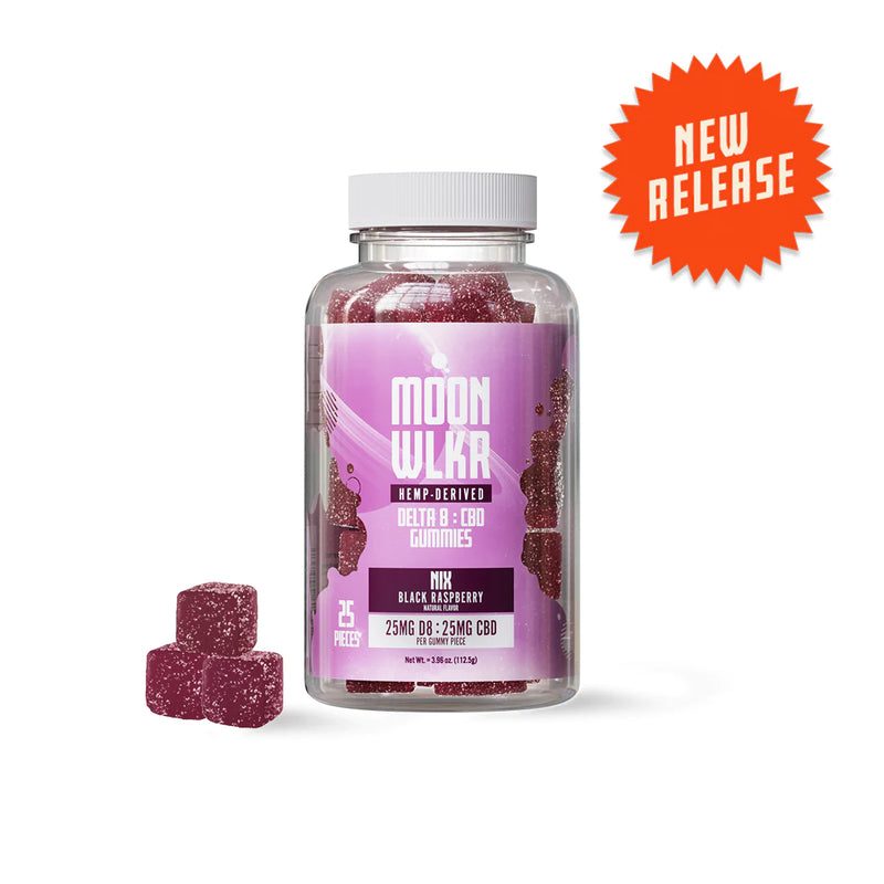 MoonWlkr 50mg Delta 8 THC + CBD Gummies (25pcs) Best Sales Price - Gummies