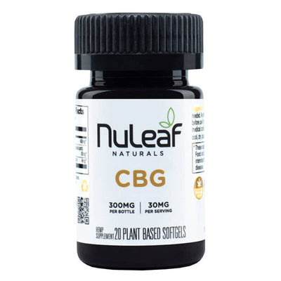 Nuleaf Naturals CBD Softgels - CBG CAPS 300MG-1800MG Best Sales Price - Edibles