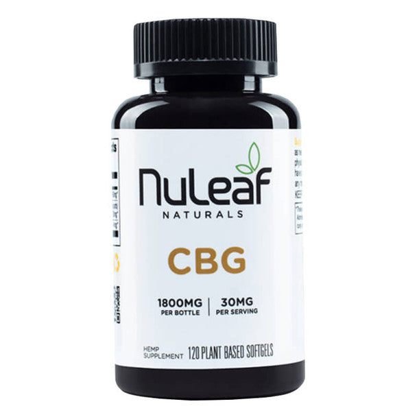 Nuleaf Naturals CBD Softgels - CBG CAPS 300MG-1800MG Best Sales Price - Edibles