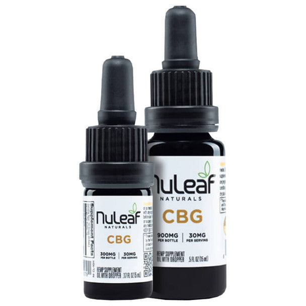 Nuleaf Naturals CBD Tincture - Full Spectrum CBG Oil 300MG-1800MG Best Sales Price - Tincture Oil