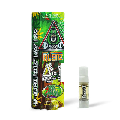 Live Resin Carts - DazeD8 OG Kush D8 + D9 + D10 + THCP-O Live Resin Cartridge (2.1g) Best Sales Price - Vape Cartridges