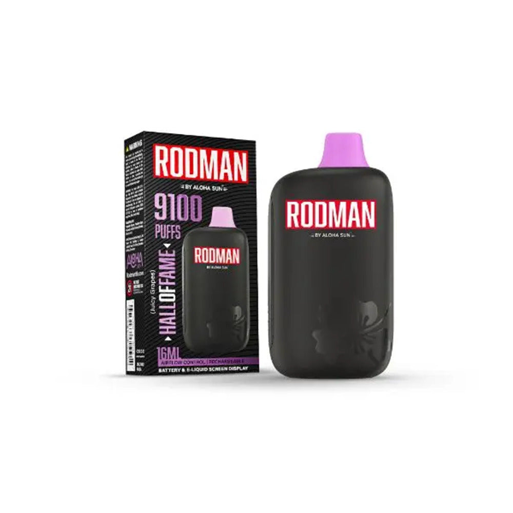 Aloha Sun Rodman Disposable 9100 Puffs 16mL 50mg Best Sales Price - Disposables