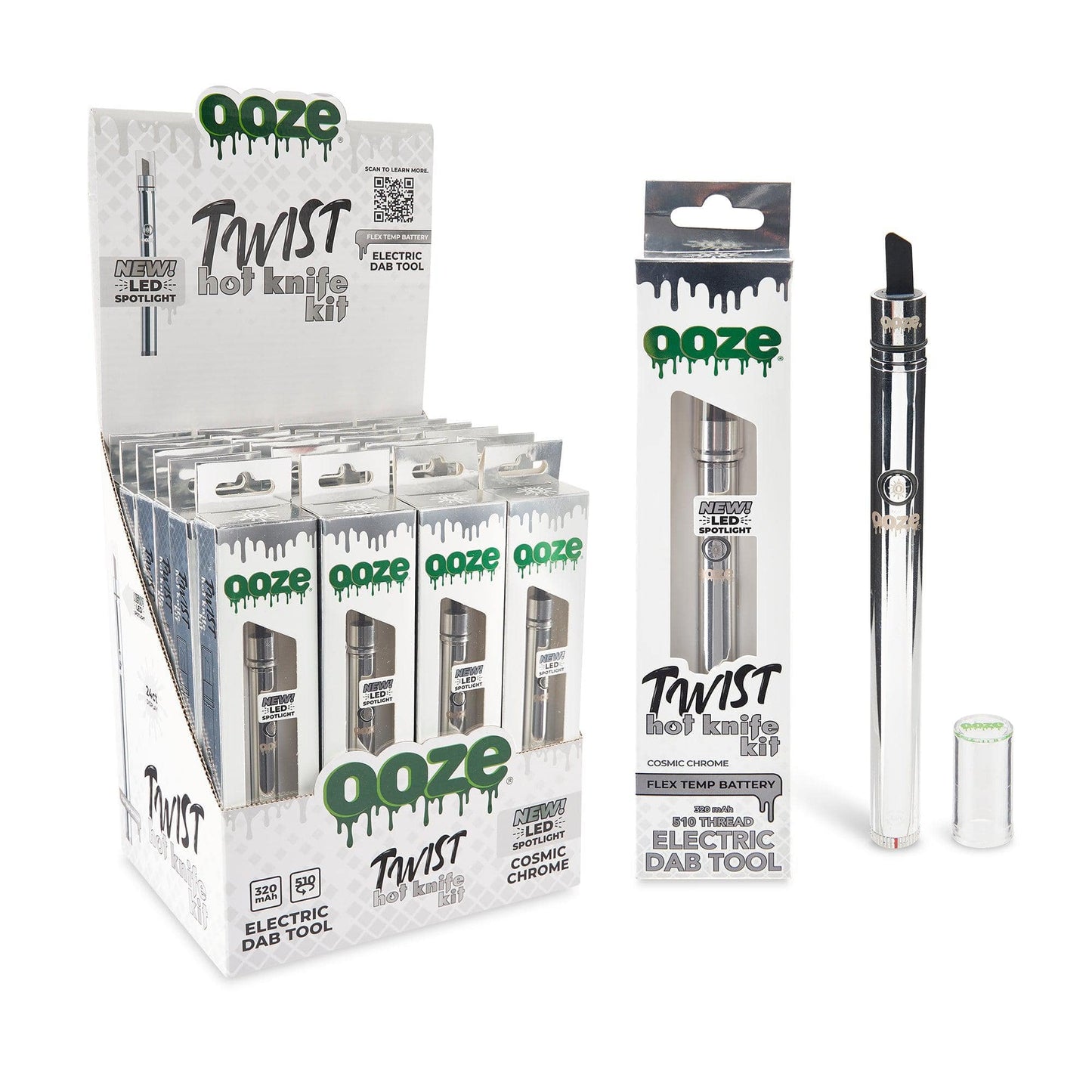 Ooze Twist Hot Knife Kit – New LED Spotlight Best Sales Price - Vaporizers