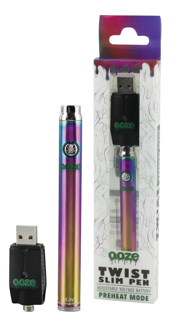 Ooze Slim Twist Battery with Charger Best Sales Price - Vaporizers