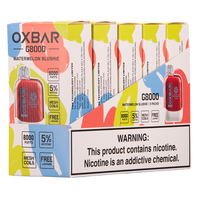 Sunset Watermelon Oxbar G8000 Best Sales Price - Disposables