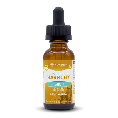 1,500mg Pet CBD Tincture by Pure Hemp Botanicals Best Sales Price - Tincture Oil