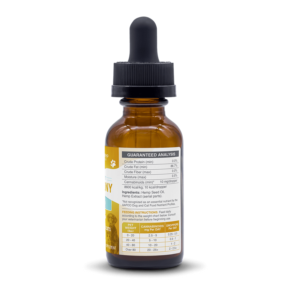 300mg Pet CBD Tincture by Pure Hemp Botanicals Best Sales Price - Tincture Oil