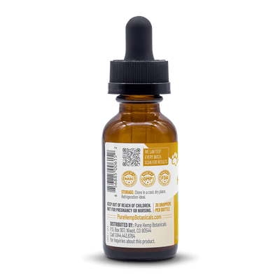 300mg Pet CBD Tincture by Pure Hemp Botanicals Best Sales Price - Tincture Oil