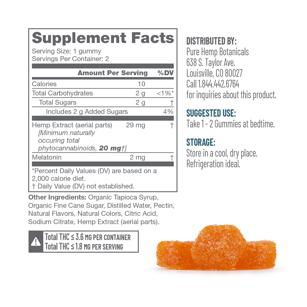 Pure Sleep Sachet by Pure Hemp Botanicals Best Sales Price - Edibles