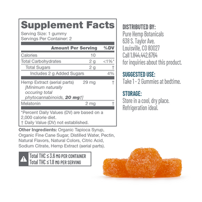 Pure Sleep Sachet by Pure Hemp Botanicals Best Sales Price - Edibles