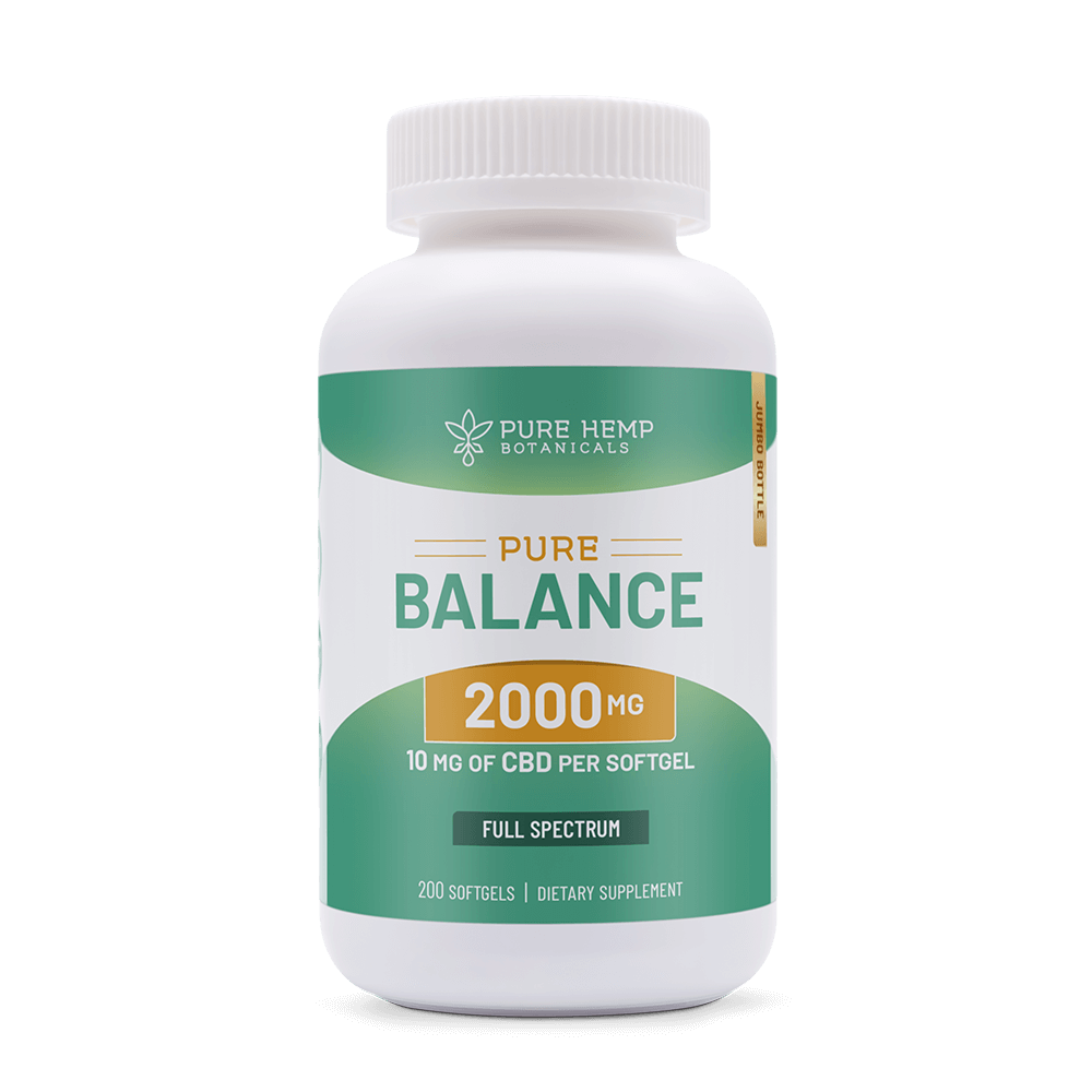 2000mg Softgels by Pure Hemp Botanicals Best Sales Price - Edibles