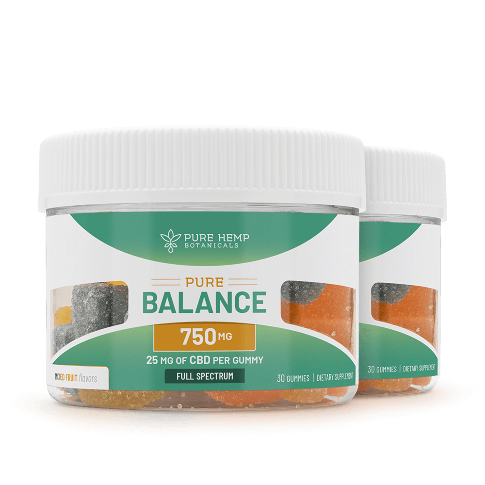 750mg Pure Balance Full Spectrum CBD Gummies by Pure Hemp Botanicals Best Sales Price - Gummies