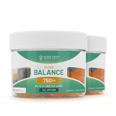 750mg Pure Balance Full Spectrum CBD Gummies by Pure Hemp Botanicals Best Sales Price - Gummies