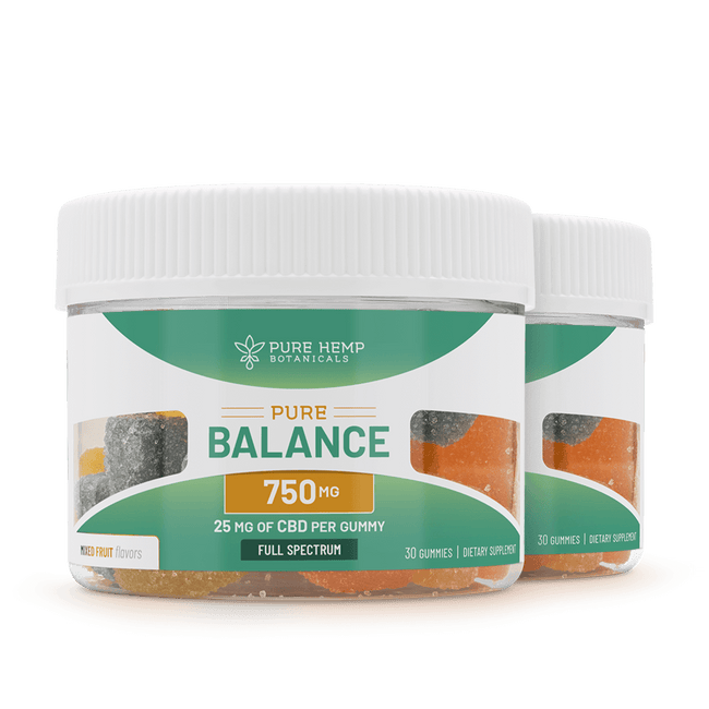 750mg Pure Balance Full Spectrum CBD Gummies by Pure Hemp Botanicals Best Sales Price - Gummies