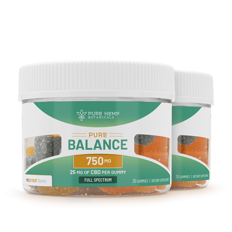 750mg Pure Balance Full Spectrum CBD Gummies by Pure Hemp Botanicals Best Sales Price - Gummies