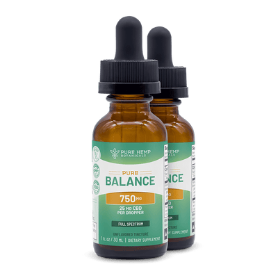 750mg Pure Balance Full Spectrum CBD Tincture by Pure Hemp Botanicals Best Sales Price - Tincture Oil