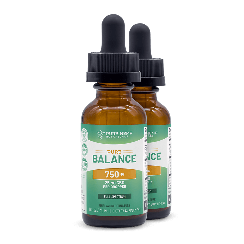 750mg Pure Balance Full Spectrum CBD Tincture by Pure Hemp Botanicals Best Sales Price - Tincture Oil
