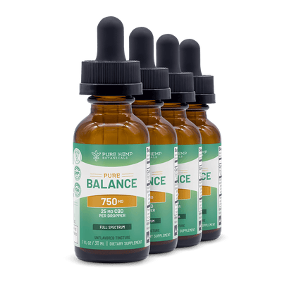 750mg Pure Balance Full Spectrum CBD Tincture by Pure Hemp Botanicals Best Sales Price - Tincture Oil