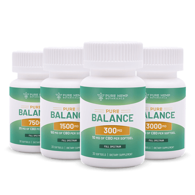 Pure Balance Full Spectrum CBD Softgels by Pure Hemp Botanicals Best Sales Price - Edibles