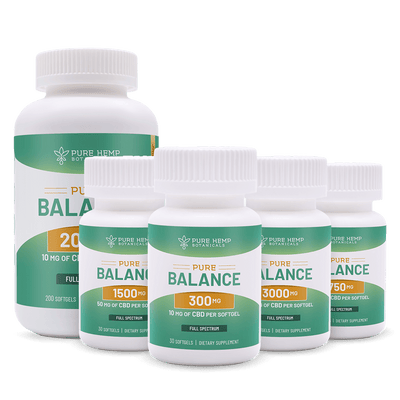 Pure Balance Full Spectrum CBD Softgels by Pure Hemp Botanicals Best Sales Price - Edibles