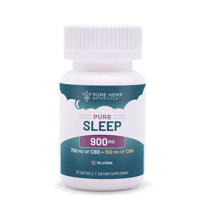 900mg Pure Sleep CBD Softgels by Pure Hemp Botanicals Best Sales Price - Gummies