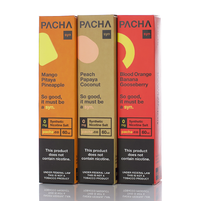 Pachamama Syn No Nicotine Vape Juice 60ml (Strawberry Guava Jackfruit)