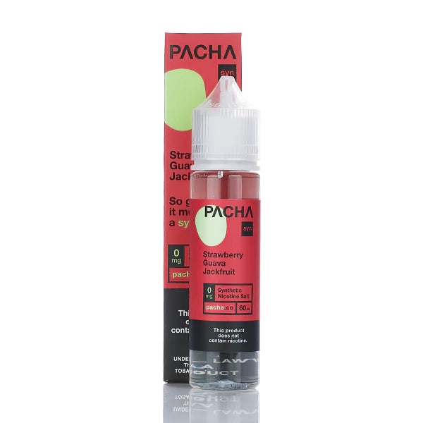 Pachamama Syn No Nicotine Vape Juice 60ml (Strawberry Guava Jackfruit)