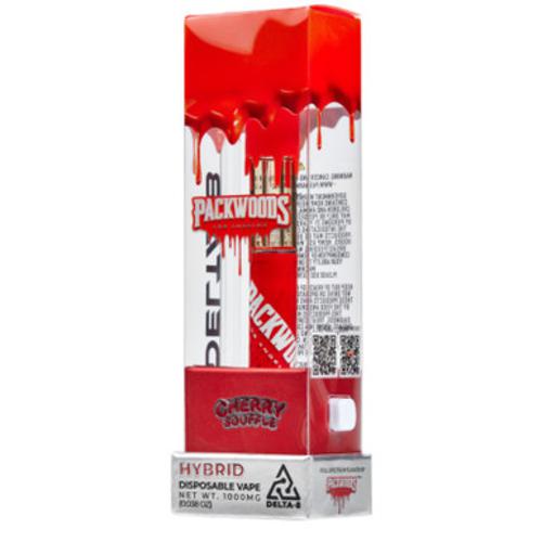 Packwoods - Delta 8 Vape - Disposable - Cherry Souffle - 1000mg Best Sales Price - Vape Pens