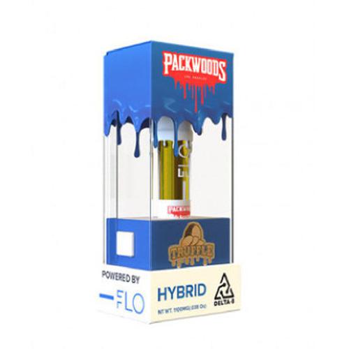 Packwoods - Delta 8 Vape - Packwoods x FLO Cartridge - Truffle - 1100mg Best Sales Price - Vape Cartridges
