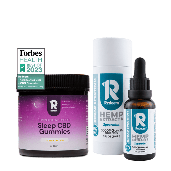 Redeem CBD Sleep Gummies and CBD Oil Bundle – Sweet Relief Best Sales Price - Gummies