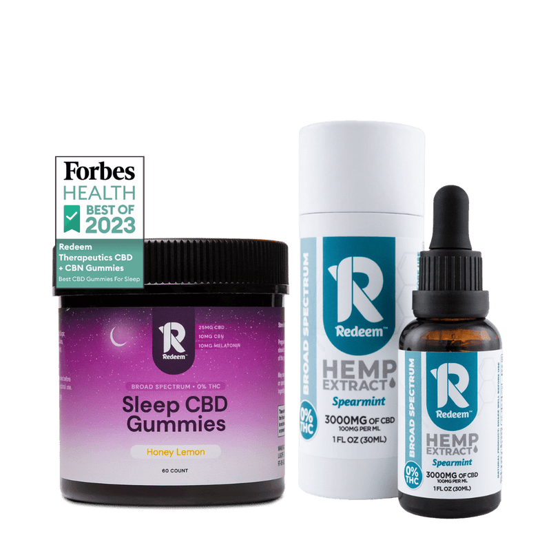 Redeem CBD Sleep Gummies and CBD Oil Bundle – Sweet Relief Best Sales Price - Gummies